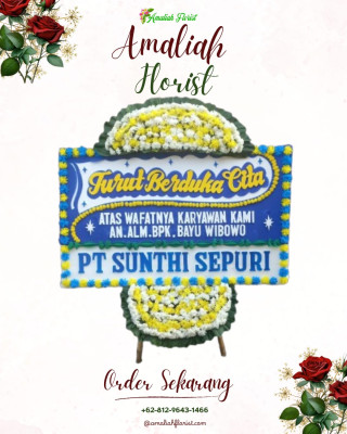Papan Bunga Duka di Sei Kepayang Barat