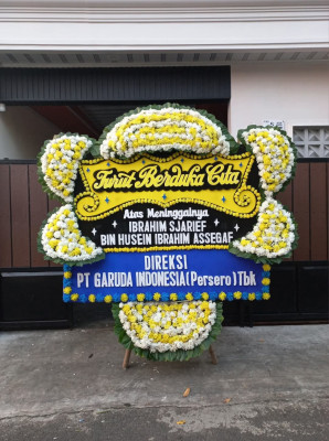 Papan Bunga Duka di Sei Kepayang Barat