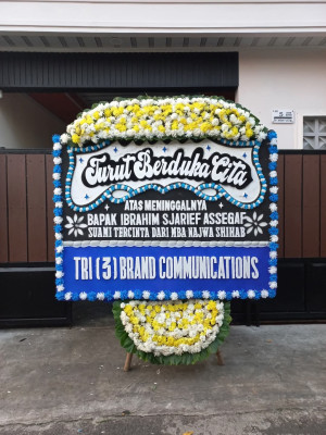 Papan Bunga Duka di Sei Kepayang Barat